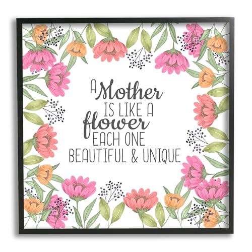 Stupell Industries Mom Beautiful & Unique Framed Giclee Art by Kim Allen