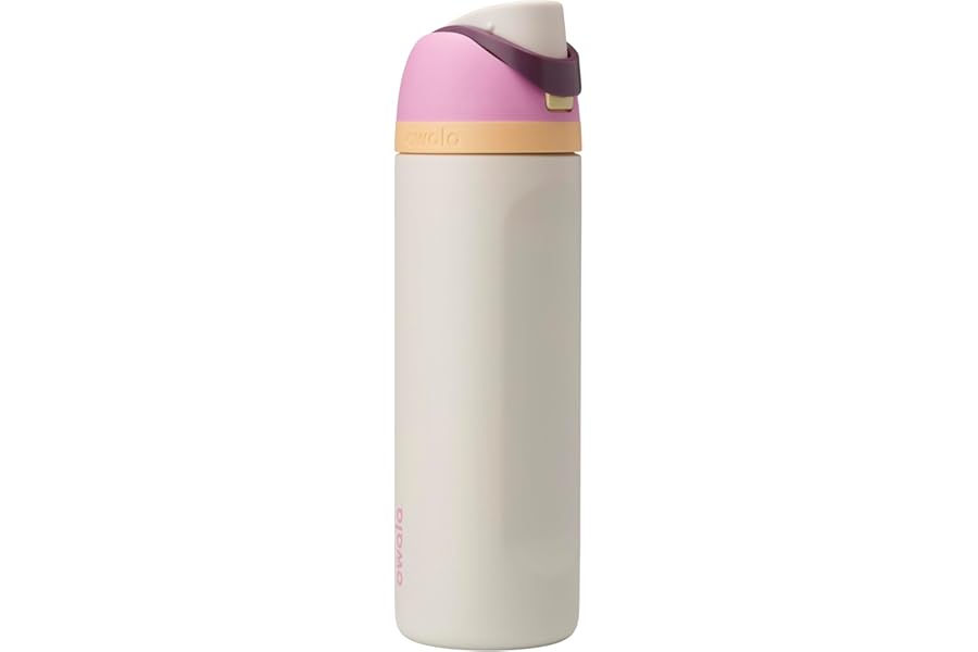 Owala FreeSip Insulated Stainless Steel Water Bottle with Straw, BPA-Free Sports Water Bottle, Great for Travel, 24 Oz, Daybreak