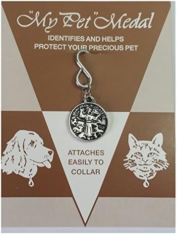 Inspire Nation St Francis of Assisi Pet Charm Dog Cat Tag ID Religious Medal
