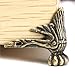 CynKen 4pcs 42x30mm Antique Brass Jewelry Chest Wood Box Decorative Feet Leg Metal Corner Protector