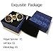 Amperer Brass Hand Spinner 4-6min, Fidget Spinner EDC Toy Metal Spinning Tops Gyro, Premium Bearing, Ultra Duarable (Brass 1)