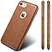 iPhone 8 Leather Case - iPhone 8 Case for Leather - Premium PU Leather Case Best Vintage Cellphone Protective Back Cover – Luxury Ultra Slim Thin Fit Phone Faux Leather Case for Apple iPhone 8 - Brown