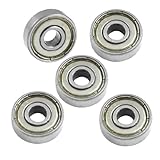 uxcell 626ZZ 6mm x 19mm x 6mm Shielded Radial Miniature Deep Groove Ball Bearing 5 Pcs