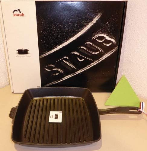 STAUB Cast Iron Square American Grill Pan, Black, 30 cm - Image 5