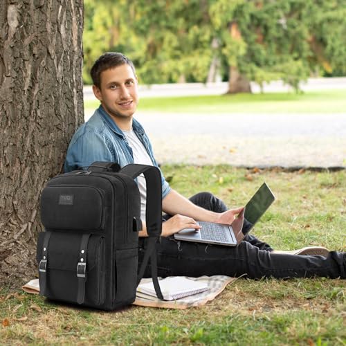 TUQI Mochila para Laptop portátil,Mochila de viaje,mochila de tipo casual para hombres y mujeres,impermeable y la tela durable con bolsillos multifuncionales, para el viaje,negocios,etc.