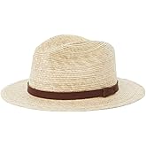 Brixton Mens Messer Straw Fedora