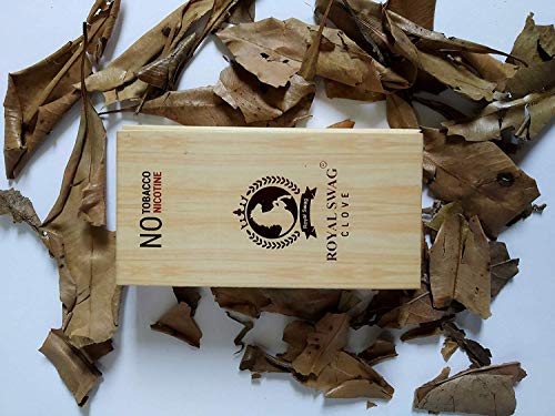 Royal Swag Herbal Cigarette Clove 100% 1x10 Nicotine & Tobacco Free Cigarettes - Pack of 1