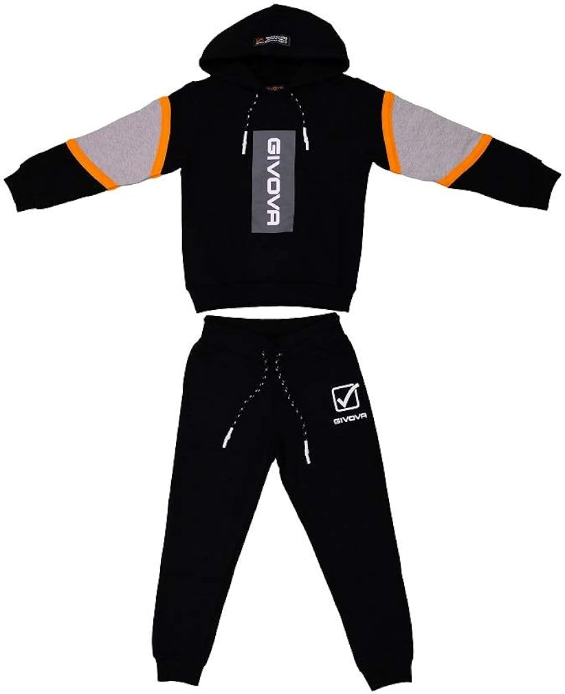 givova Tuta Sportiva per Bambino Ragazzo in Cotone, con Felpa a