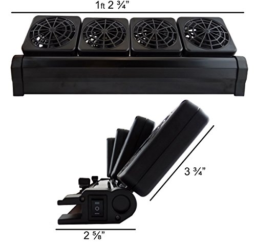 JBA Aquarium Fish Cooling Fan head System 9 watt (4 Fan)
