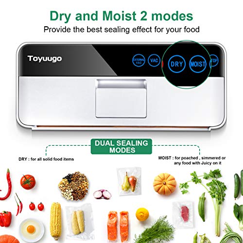 Vacuum Sealer Machine, Toyuugo Full Automatic Food Sealer (95Kpa