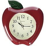 Westclox RA37340 3-Dimensional Apple 10&quot Wall Clock, Multicolor
