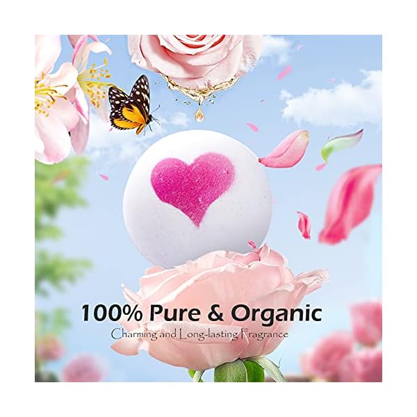 Homasy-Bath-Bombs-12-Packs-Bath-Bomb-Gift-Set-Fizzies-Body-Moisturize-Perfect-for-Bubble-Spa-Bath-Pure-Natural-Scents-Handmade-Day-Gift-for-Kids-Mom-Girlfriend-Friends-Family-Members Homasy Bath Bombs, 12 Packs Bath Bomb Gift Set, Fizzies Body Moisturize, Perfect for Bubble & Spa Bath, Pure Natural…