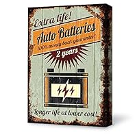 signwin-Canvas Wall Art-Vintage Rustic Style-Canvas Prints Home Artwork Decoration for Cafe Bar - 12x18 inches