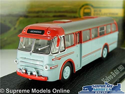 Supreme Models VOLVO B 616 MODEL COACH BUS 1:76 SCALE ATLAS IXO 1953 ABONNERAD COLLECTION K8