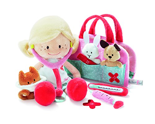 Neat-Oh NICI Wonderland Doll: Vetrinarian Gift Set Girl Plush
