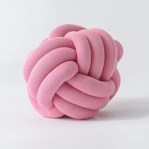 PinShang Handmade Decorative Knotted Ball Shape Throw Pillow Cushion Camel ash 25~30cm in Diameter - Thumbnail 7