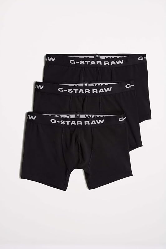 Uomo Boxer Briefs 3 Pack, Nero (black/black/black D23771-D516-4248), XS