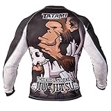 Tatami Fightwear Men's Thinker Monkey Long Sleeve Rash Guard White