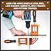 HORUSDY Quick-Jaw Right Angle 90 Degree Corner Clamp for Welding, Wood-working, Photo Framing - Best Unique Tool Gift for Men