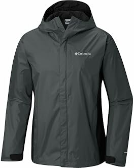Columbia Timber Pointe II Waterproof Hooded Rain Jacket Black