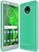 Sucnakp for Moto G6 Case, Moto G (6th Generation) Case, TPU Shock Absorption Technology Raised Bezels Protective Case Cover for Motorola Moto G6 5.7 Inch(Mint Green)
