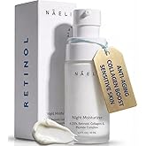 Retinoid Cream - 4.25% Retinol Night Moisturizer for Face & Neck with Collagen, Peptides & Hyaluronic Acid - Anti Aging Wrinkle Cream, Improves Skin Tone & Texture, 1.4 oz