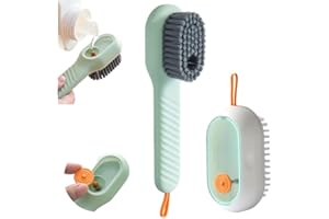 PUSKIU Scrub Brushes for Cleaning, 2024 Multifunctional Liquid Shoe Brush Liquid Adding Soft Fur Cleaning Brush Multifunctional Laundry Brush with Liquid Box for Washing Clothes Shoes