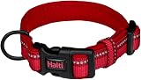 Halti Collar Premium Comfy Nylon Neoprene Padding Reflective Red Size S view 1
