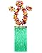 JEKANEL 1 Set 80cm Adult Party Hawaii Dress Hula Grass Skirt (Green)
