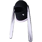 LOLAT Funny Horn Balaclava Ski Mask with Ears Full Face Hat Winter Warm Beanies Halloween Costume Men/Women