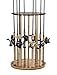 Old Cedar Outfitters Spinning Floor Rack for Fishing Rod Storage, Holds up to 24 Fishing Rods, Oak Finish, BPSP-024, 24 Rod