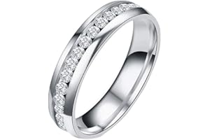 erDouckan Health Care Weight Loss Fat Burning Slimming Magnetic Ring Rhinestone Jewelry Couple's Birthday Gift