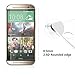 HTC One M8 Screen Protector, MobilePioneer HTC One M8 Tempered glass, Tempered Glass Crystal Clear HD Screen Protector For HTC One M8