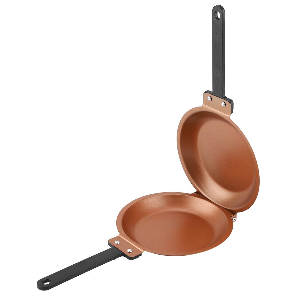 Greensen Double Pan, Double Pan with Non-Stick Coating for Turning The Potato Omelette for All Types of Stoves Including Induction 19cm