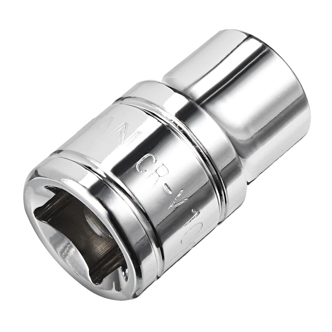TOP-VIGOR 3/8-Inch Drive 10mm 6-Point Shallow Socket, Metric, Cr-V Drive Socket for Auto Repairing and Household