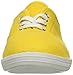 AimTrend Womens Canvas Lace Up Sneakers Bright Yellow-7