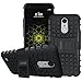 LG K20 Plus Case, LG K20 V Case, LG Harmony Case, LG Grace LTE Case, OEAGO [Shockproof] Tough Rugged Dual Layer Protective Case with Kickstand for LG K20 Plus / K20 V / Grace LTE / Harmony - Black