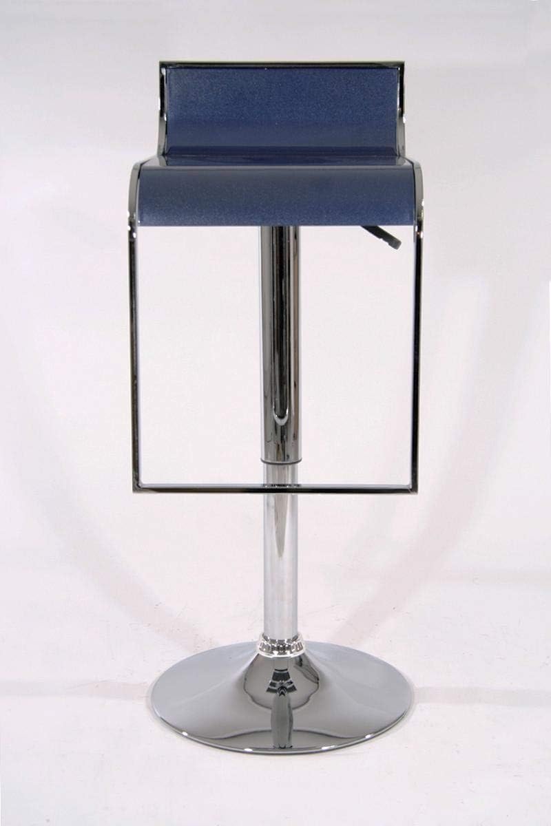 Barstools Blue Plastic Swivel Height Adjustable