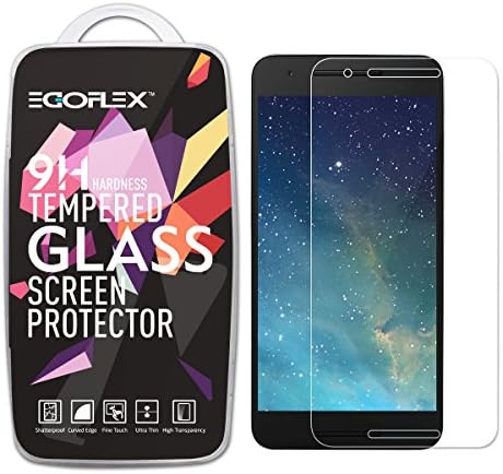 Nexus 6P Screen Protector, EGOFLEX Tru-Glass Series [Tempered Glass] Screen Protector High Definition for Huawei (Google) Nexus 6P - 2015