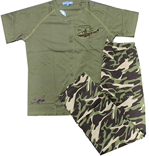 Tasidaben "Little an Big Boy" 2 Piece Pajama Set BOAT (Size 2 - 16 Years)