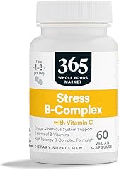 365 by Whole Foods Market, Stress B-Complex with Vitamin C, Energy & Nervous System Support, Vegan, 60 Capsules