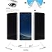 [2 Pack] Anti-peeping Screen Protector for Samsung S8+,W&O Privacy Tempered Glass Screen Protector Film for Samsung Galaxy S8 Plus Curve Edge