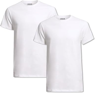 men's white stretch t shirt