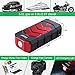BASAF Car Jump Starter 600A Peak (up to 5.0L Gas or 2.8T/3.0L Diesel), Portable Battery Booster Pack Emergency Kit, JX10 Multifunction Power Bank with Smart USB Charge Port, LED SOS Light