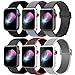 HILIMNY Compatible with for Apple Watch Band 44mm, Soft Nylon Sport Loop, Band Compatible with for iwatch Series 4, Series 3, Series 2, Series 1 (44mm, 6 Pack)