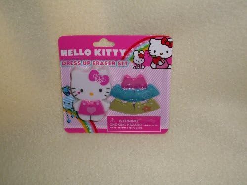Hello Kitty Dress up Eraser Set by Saniro