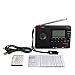 VR-robot Portable Shortwave Transistor Radio, AM/FM Stereo with MP3 Player, Recorder T-Flash Card, Sleep Timer (Black)