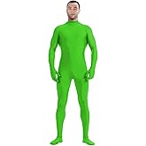 Aniler Men's and Women's Headless Spandex Bodysuit Zentai Jumpsuit Halloween Dress Up Party Cosplay Unitard Body Suit