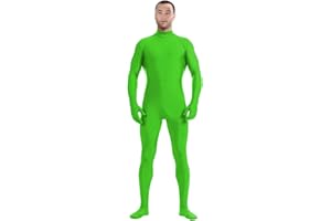 Aniler Men's and Women's Headless Spandex Bodysuit Zentai Jumpsuit Halloween Dress Up Party Cosplay Unitard Body Suit