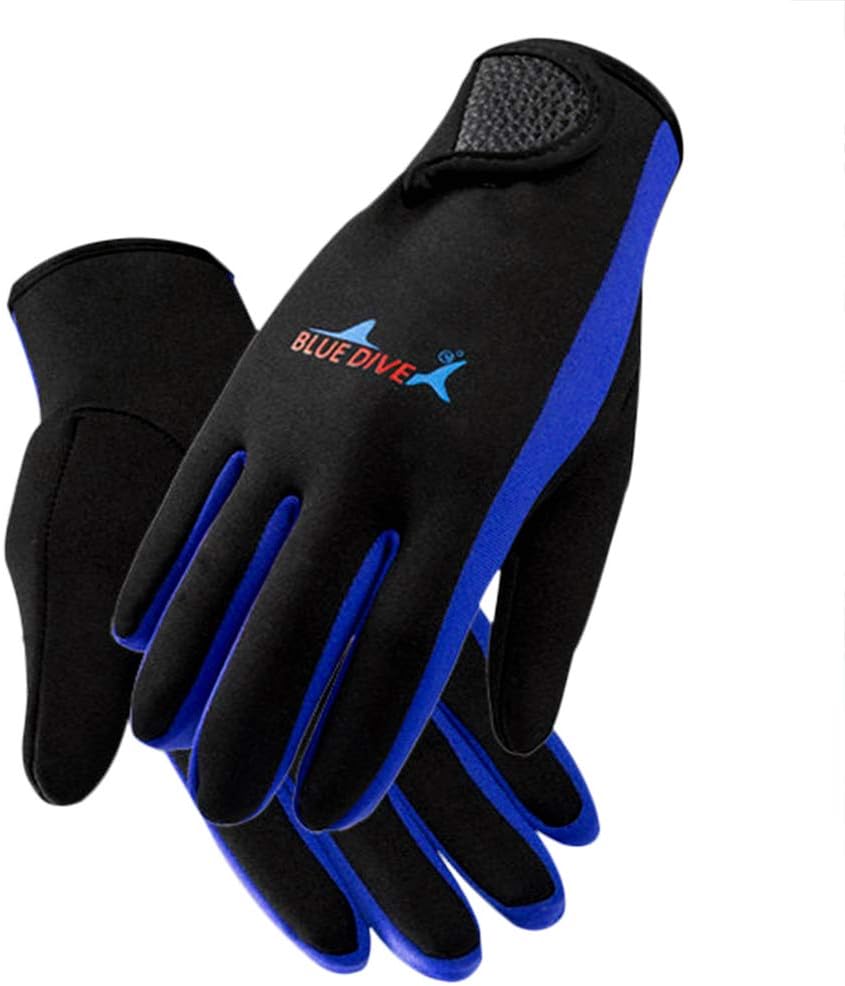 YJZQ Neoprene Wetsuit Gloves Stretchy Scuba Diving Gloves 1.5mm Water